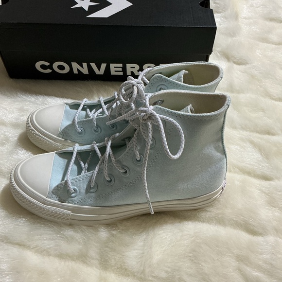 Converse Women's High-Top Sneakers - light blue- glacier blue - Picture 2 of 16